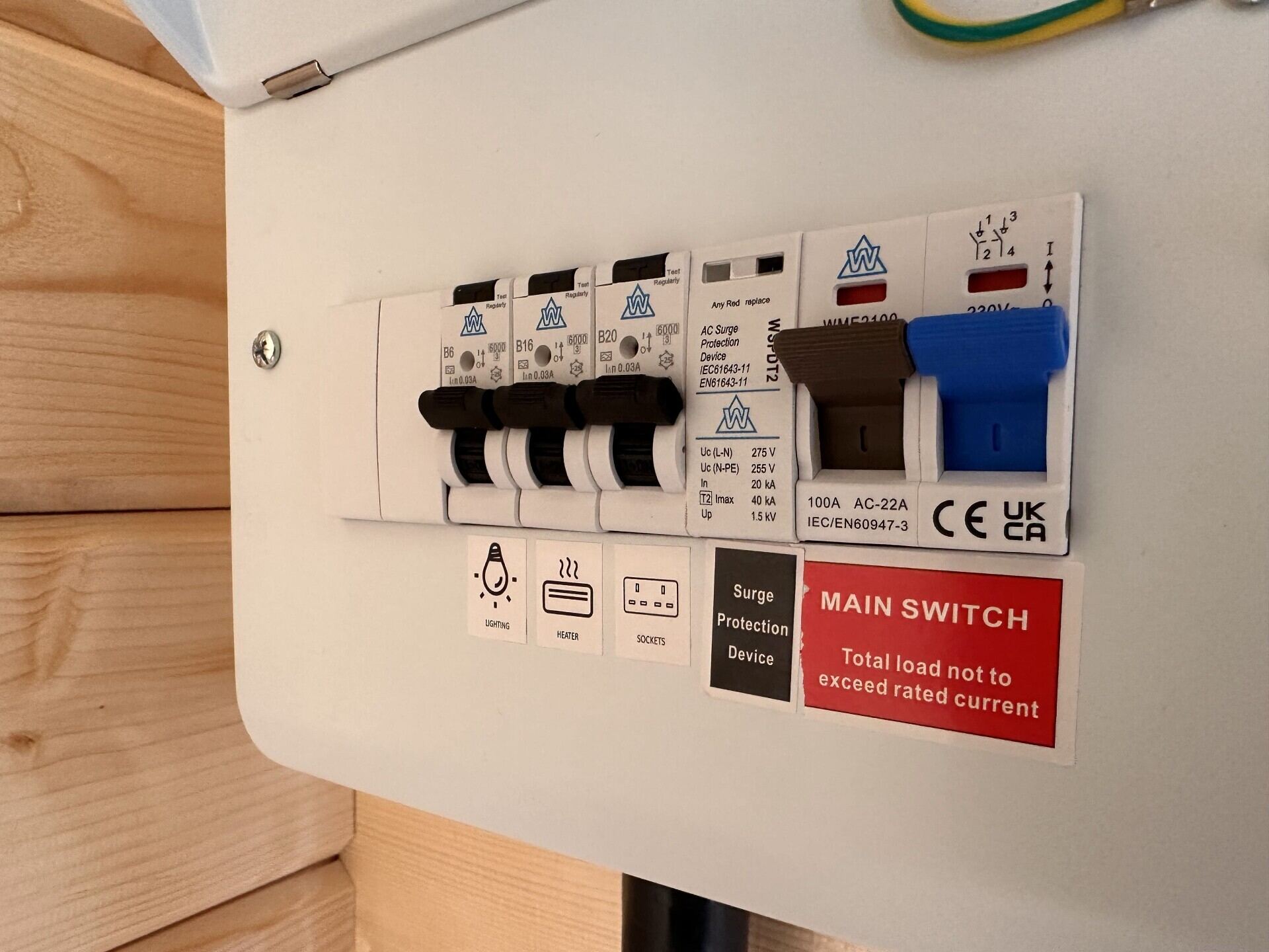 New RCBO consumer unit installed and labelled by Northern Tec electricians