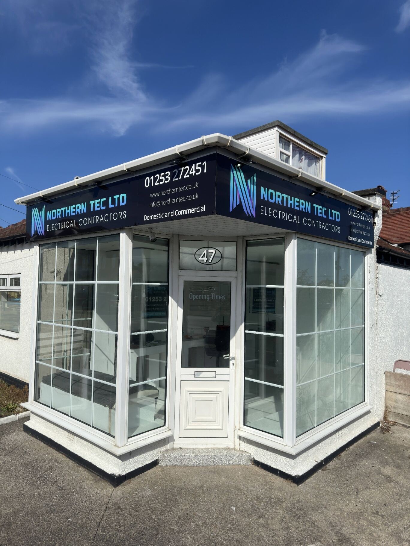 Northern Tec Ltd electrical contractors office, Cleveleys