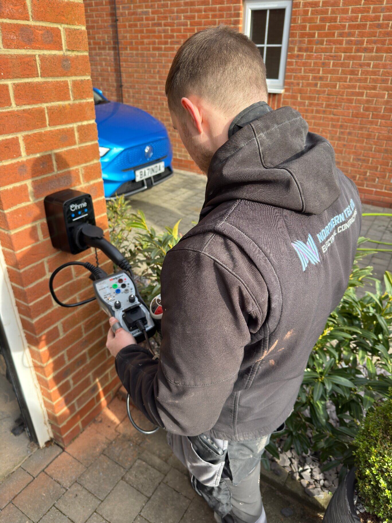 Commissioning an Ohme home EV charge point with a Megger EV charger test adapter